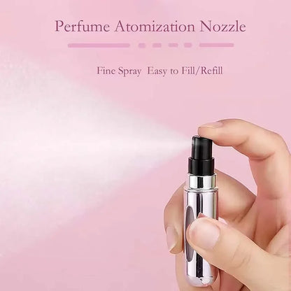 1/5PCS Portable Mini Refillable Perfume Bottle With Spray Scent Pump Empty Cosmetic Containers Atomizer Bottle For Travel